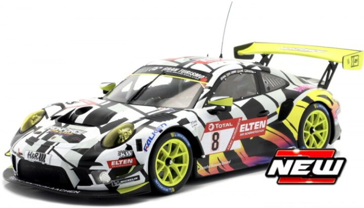 楽天市場】イクソ 1/18 ポルシェ 911 GT3 R #8 24時間 ニュルブルク 