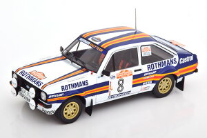�C�N�\ 1/24 �t�H�[�h �G�X�R�[�g MK2 RS 1800 #8 �����[�T������ 1980 ���X�}���YIxo 1:24 Ford Escort MK2 RS 1800 No 8 Rally San Remo 1980 Rothmans Mikkola/Hertz