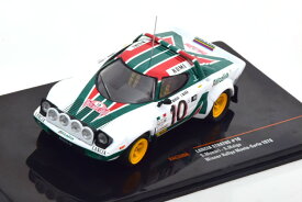 イクソ 1/43 ランチア ストラトス 優勝 ラリーモンテカルロ 1976 アリタリアIxo 1:43 Lancia Stratos Winner Rally Monte Carlo 1976 Alitalia Munari/Maiga