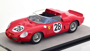 eNmf 1/18 tF[ fB[m 246 SP #28 24ԃE} 1962 195Tecnomodel 1:18 Ferrari Dino 246 SP No 28 24h Le Mans 1962 Rodriguez/Rodriguez Limited Edition 195 pcs