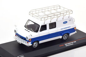 イクソ 1/43 フォード トランジット MK1 フォード モータースポーツ 1966 ホワイト ブルーIxo 1:43 Ford Transit MK1 Ford Motorsport 1966 white blue