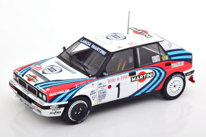 �C�N�\ 1/24 �����`�A �f���^ �C���e�O���[�� 16V #1 �����[ �����e�J���� 1990 �}�e�B�[�j �r�A�V�I��Ixo 1:24 Lancia Delta Integrale 16V No 1 Rally Monte Carlo 1990 Martini Biasion/Siviero