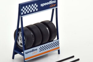 �C�N�\ 1/18 �X�s�[�h���C�� ���� �^�C���Z�b�gIxo 1:18 Speedline Felgen und Reifen Set