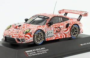 CN\ 1/43 |VF 911 991 2 GT3 R #911 VLN9 juNN }^C [VO 2018Ixo 1:43 Porsche 911 (991 2) GT3 R #911 VLN9 Nuerburgring Manthey Racing 2018 Jaminet Christensen