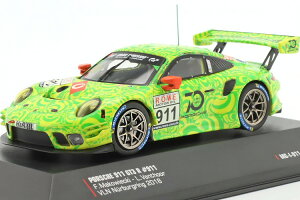 CN\ 1/43 |VF 911 991 2 GT3 R #911 VLN6 juNN }^C [VO 2018 }RBbLB @g[Ixo 1:43 Porsche 911 (991 2) GT3 R #911 VLN6 Nuerburgring Manthey Racing 2018 Makowiecki Vanthoor