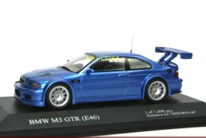 �C�N�\ 1/43 BMW M3 GTR E46 �v���[�� �{�f�B ���[�X �o�[�W���� �u���[Ixo 1:43 BMW M3 GTR E46 Plain Body Race Version blue met