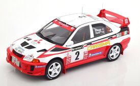 イクソ 1/18 三菱 ランサー R5 エボリューション 優勝 RACラリー 1998Ixo 1:18 Mitsubishi Lancer R5 Evolution Winner RAC Rally 1998 Burns/Reid