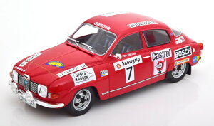 �C�N�\ 1/18 �T�[�u 96 V4 #7 �����[ �X�E�F�[�f�� 1973Ixo 1:18 Saab 96 V4 No 7 Rally Sweden 1973 Eklund/Carlsson