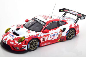 CN\ 1/18 |VF 911 GT3 R #31 24 juNN 2019 f} Lx ~[Ixo 1:18 Porsche 911 GT3 R No 31 24h Nuerburgring 2019 Dumas/Campbell/M?ller/Jam