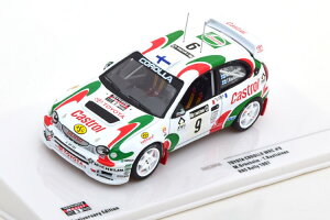 �C�N�\ 1/43 �g���^ �J���[�� WRC #9 RAC �����[ 1997Ixo 1:43 Toyota Corolla WRC No 9 RAC Rally 1997 Castrol Gr?nholm/Rautiainen