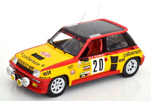 �C�N�\ 1/18 ���m�[ 5 �^�[�{ #20 �����[�E�����e�J���� 1981Ixo 1:18 Renault 5 Turbo No 20 Rally Monte Carlo 1981 Calberson Saby/Le Saux