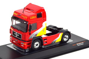 �C�N�\ 1/43 MAN F2000 ������ ���b�h/�O���[/�C�G���[Ixo 1:43 MAN F2000 towing vehicle bluemetallic grey yellow