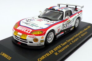 �C�N�\ 1/43 �N���C�X���[ �o�C�p�[ GTS-R �g�J�[�X�|�[�c�h #53 ���E�}�� 2002Ixo 1:43 CHRYLSER VIPER GTS-R �gCARSPORT�h M.HEZEMANS-A.KUMPEN-G.MATTEUZZI #53 LE MANS 2002