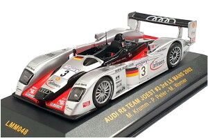 CN\ 1/43 AEfB R8 2002 #3 #RD E} 2002Ixo 1:43 AUDI R8 2002 M. KRUMM-P. PETER-M. WERNER #3 #RD LE MANS 2002