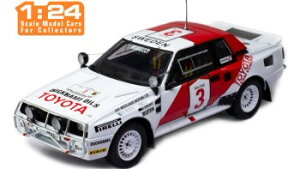 �C�N�\ 1/24 �g���^ �Z���J �c�C���J�� �^�[�{ (TA64) #3 B.WALDEGARD - H.THORSZELIUS �T�t�@�������[ 1985Ixo 1:24 TOYOTA CELICA TWINCAM TURBO (TA64) #3 B.WALDEGARD - H.THORSZELIUS RALLY SAFARI 1985