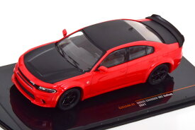 イクソ 1/43 ダッジ チャージャー SRT ヘルキャット 2021 レッド/フラットブラックIxo 1:43 Dodge Charger SRT Hellcat 2021 red flatblack