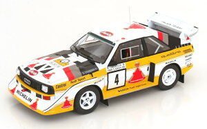CN\ 1/18 AEfB X|[c Ng S1 #4 1000΃[ 1985 Blomquist/CederbergIxo 1:18 Audi Sport Quattro S1 No 4 Rally 1000 Lakes 1985 Blomquist/Cederberg