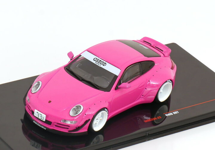 楽天市場】イクソ 1/43 ポルシェ 911/997 RWB ピンクメタリックIxo 1 