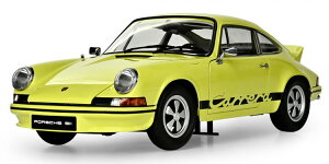 CN\ 1/8 |VF 911 RS 2.7 1973 CG[/ubN C~l[VTEh@\tLbg JIxo 1:8 Porsche 911 RS 2.7 1973 yellow/black KIT with illumination and sound function