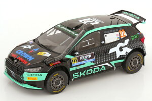 Ixo 1/18 VR_ t@rA Rally2 WRC2 Tt@[ PjA 2024 D O[X~X/A_[\Ixo 1:18 Skoda Fabia Rally2 Winner WRC2 Safari Rally Kenya 2024 Greensmith/Andersson