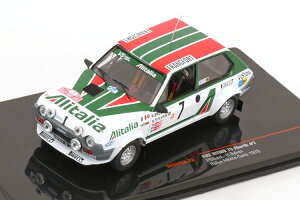 �C�N�\ 1/43 �t�B�A�b�g ���g�� 75 �A�o���g #7 �����[�E�����e�J���� 1979 �A���^���A �p�[ �G�N�����h/SylvanIxo 1:43 Fiat Ritmo 75 Abarth N7 Rally Monte Carlo 1979 Alitalia Eklund/Sylvan