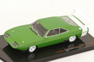�C�N�\ 1/43 �_�b�W �`���[�W���[ �f�C�g�i 1969 �O���[�����^���b�N �z���C�gIxo 1:43 Dodge Charger Daytona 1969 greenmetallic white