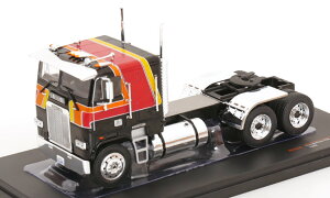 �C�N�\ 1/43 �t���[�g���C�i�[ FLA 1993 �u���b�N ���b�h �I�����W �C�G���[Ixo 1:43 Freightliner FLA 1993 black red orange yellow
