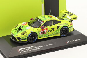 イクソ 1/43 ポルシェ 911 GT3 R #911 2021 ニュルブルクリンク24時間 優勝 マンタイ グレロ マッテオ カイローリ/ケビン エストレ/ミカエル クリステンセンIxo 1:43 Porsche 911 GT3 R N911 Winner 24h Nurburgring 2