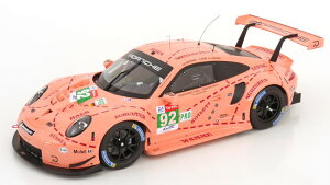 �C�N�\ 1/12 �|���V�F 911 991 RSR LMGTE-Pro �N���X �D�� ���E�}��24���� 2018 �s���N�s�b�O Christensen/�G�X�g��/���@���g�[��Ixo 1:12 Porsche 911 (991) RSR Winner LMGTE-Pro Class 24h Le Mans 2018 Pink Pig Christensen/Estre/Van