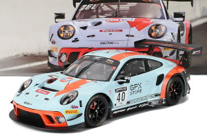 �C�N�\ 1/18 �|���V�F 911 GT3 R #40 �K���t GPX 24���ԃX�p 2020 ���}�� �f���}/���C �f���g���Y/�g�[�}�X �v���j���OIxo 1:18 Porsche 911 GT3 R N40 Gulf GPX 24h Spa 2020 Romain Dumas/Louis Deletraz/Thomas Preining