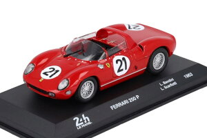 �C�N�\ 1/43 �t�F���[�� 250 P #21 ���E�}��24���� �D�� 1963 ���h���B�R �X�J���t�B�I�b�e�B/�������c�H �o���f�B�[�jIxo 1:43 FERRARI 250 P N21 24 Heures Mans Winner 1st 1963 Scarfiotti/Bandini