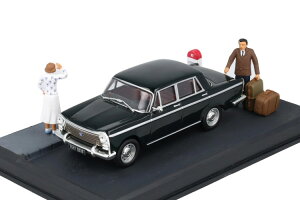 �C�N�\ 1/43 �W�I���} ���[�g �u���[ �V�[�g 1500 �u���b�N �� �z�e�� �f ���H���W���[��Ixo 1:43 Diorama Route bleue SEAT 1500 Black L'Hotel des Voyageurs