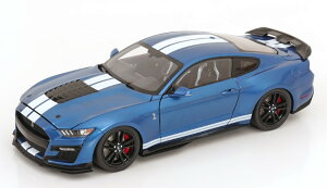 �C�N�\ 1/18 �t�H�[�h �V�F���r�[ �}�X�^���O GT500 2022 �u���[���^���b�N �z���C�g �J��Ixo 1:18 Ford Shelby Mustang GT500 2022 bluemetallic white