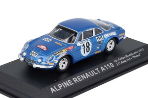 �C�N�\ 1/43 �A���s�[�k ���m�[ A110 #18 �����e�J���� 1973 �A���h�����[IXO 1:43 Alpine Renault A110 #18 Monte Carlo 1973 Andruet