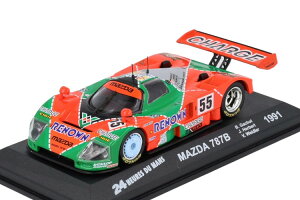�C�N�\ 1/43 �}�c�_ 787B #55 �D�� ���E�}��24���� 1991 B.GachotIXO 1:43 MAZDA 787B #55 Winner 1991 B.Gachot