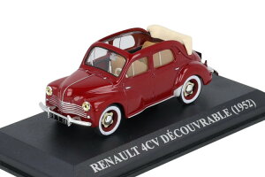 �C�N�\ �A���^�� 1/43 ���m�[ 4CV �f�N�����u�� 1952 ���b�hIXO altaya 1:43 RENAULT 4CV Decouvrable 1952 red