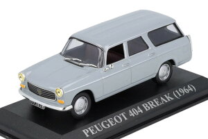 �C�N�\ �A���^�� 1/43 �v�W���[ 404 �u���[�N 1964 �O���[IXO altaya 1:43 PEUGEOT 404 Break 1964 gray