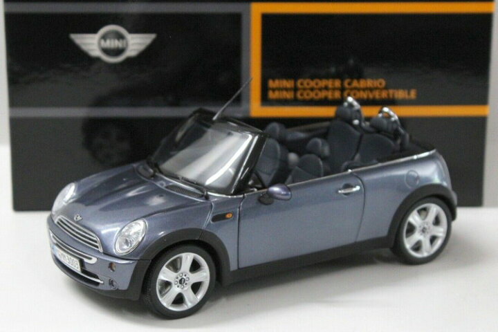 楽天市場】京商 1/18 ミニ クーパー コンバーチブル R52 ブルー 