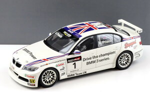 BMW  1/18 BMW 320si E46 WTCC 2006 `[ O[gue vI[ fB[[o[W JKyosho 1:18 BMW 320si E46 WTCC 2006 Team Great Britain Priaulx DEALER VERSION