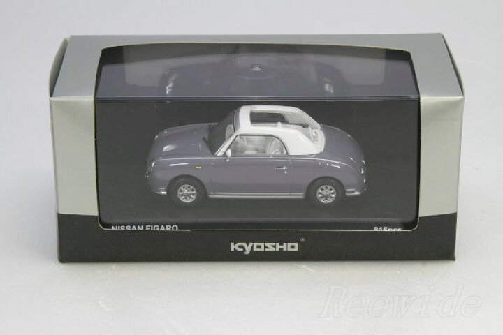 楽天市場】＜中古品＞京商 1/43 日産 フィガロ ラピスグレー 816台限定 