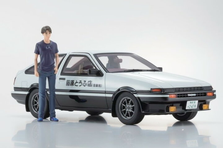 楽天市場】京商 1/18 トヨタ スプリンタートレノ AE86 フィギュア付属 