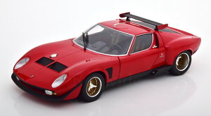  1/18 {M[j ~E SVR bh ubN Kyosho 1:18 Lamborghini Miura SVR red black