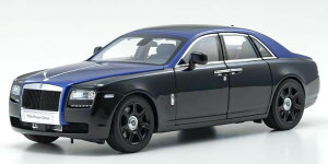  1/18 [XECX S[Xg 2011 ubN}Uu[KYOSHO 1:18 ROLLS ROYCE GHOST 2011 BLACK MAZARINE BLUE
