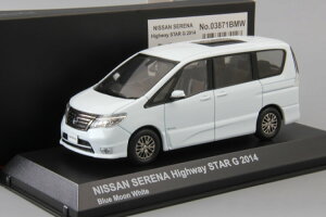 1/43 Y Zi nCEFCX^[ G 2014 zCg NISSAN SERENA Highway STAR G Blue Moon White