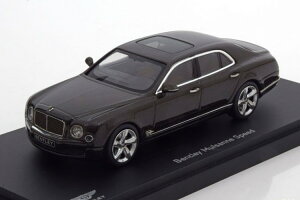  1/43 xg[ ~Uk Xs[h 2014 ^bN _[NuE xg[ʔKyosho 1:43 Bentley Mulsanne Speed 2014 darkbrown-metallic special edition of Bentley