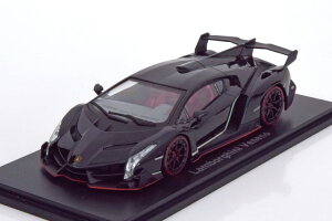  1/43 {M[j Fl[m 2014 ubNKyosho 1:43 Lamborghini Veneno 2014 black
