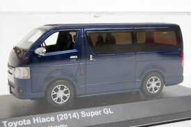 京商 1/43 トヨタ ハイエース スーパー GL 2014 ブルーKyosho 1:43 Toyota Hiace Super GL 2014