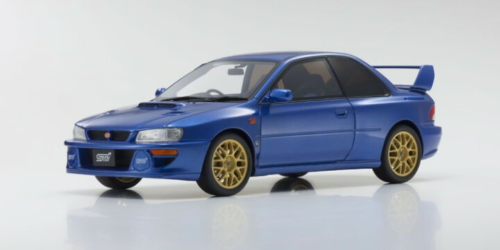 楽天市場】京商 Samurai 1/18 スバル インプレッサ 22B STI仕様 ブルー 