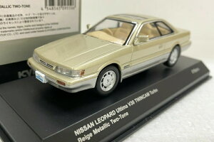 ���� 1/43 ���Y ���p�[�h �A���e�B�} V30 �c�C���J�� �^�[�{ F31 �x�[�W��KYOSHO 1:43 NISSAN LEOPARD ULTIMA V30 TWIN CAM TURBO F31 BEIGE