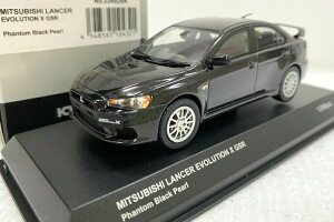 ���� 1/43 �O�H �����T�[ �G�{�����[�V���� X GSR �t�@���g�� �u���b�N�p�[�� LE1008 pcKYOSHO 1:43 MITSUBISHI LANCER EVOLUTION X GSR PHANTOM BLACK PEARL LE1008 pc